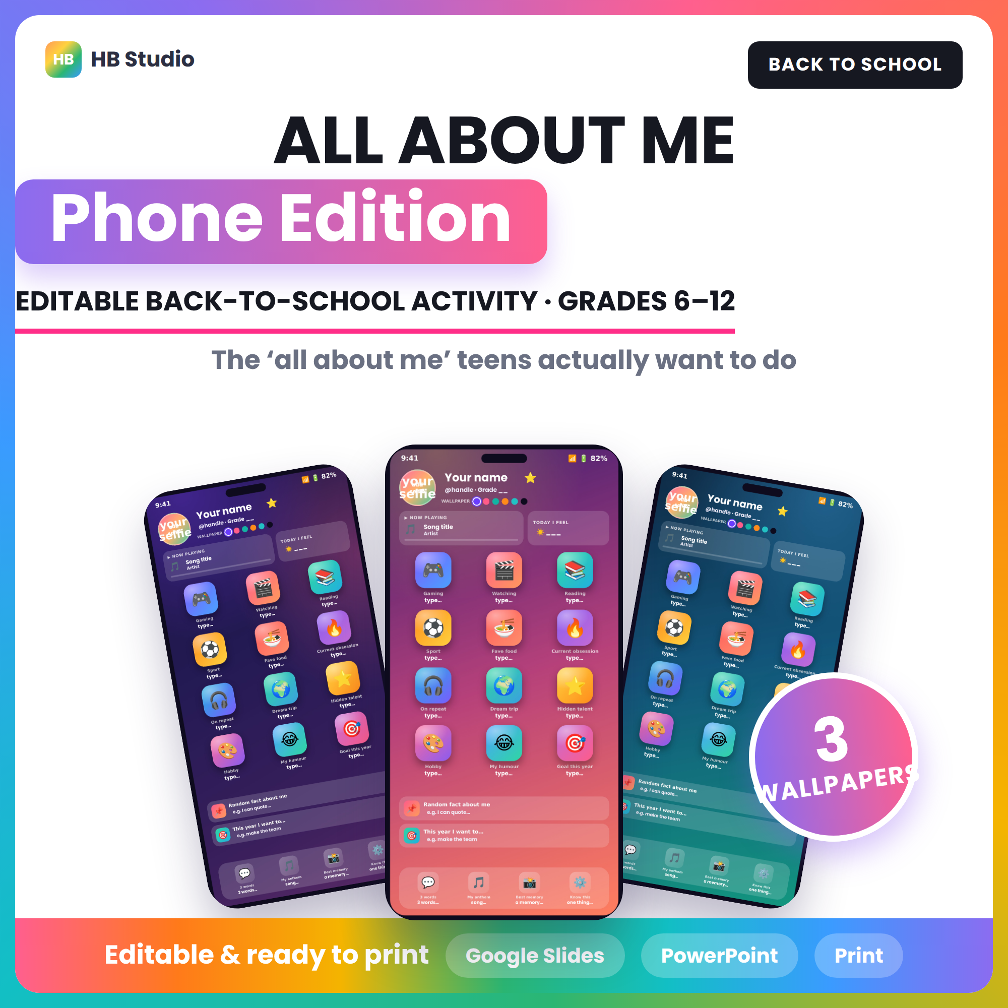 ALL ABOUT ME PHONE EDITION
